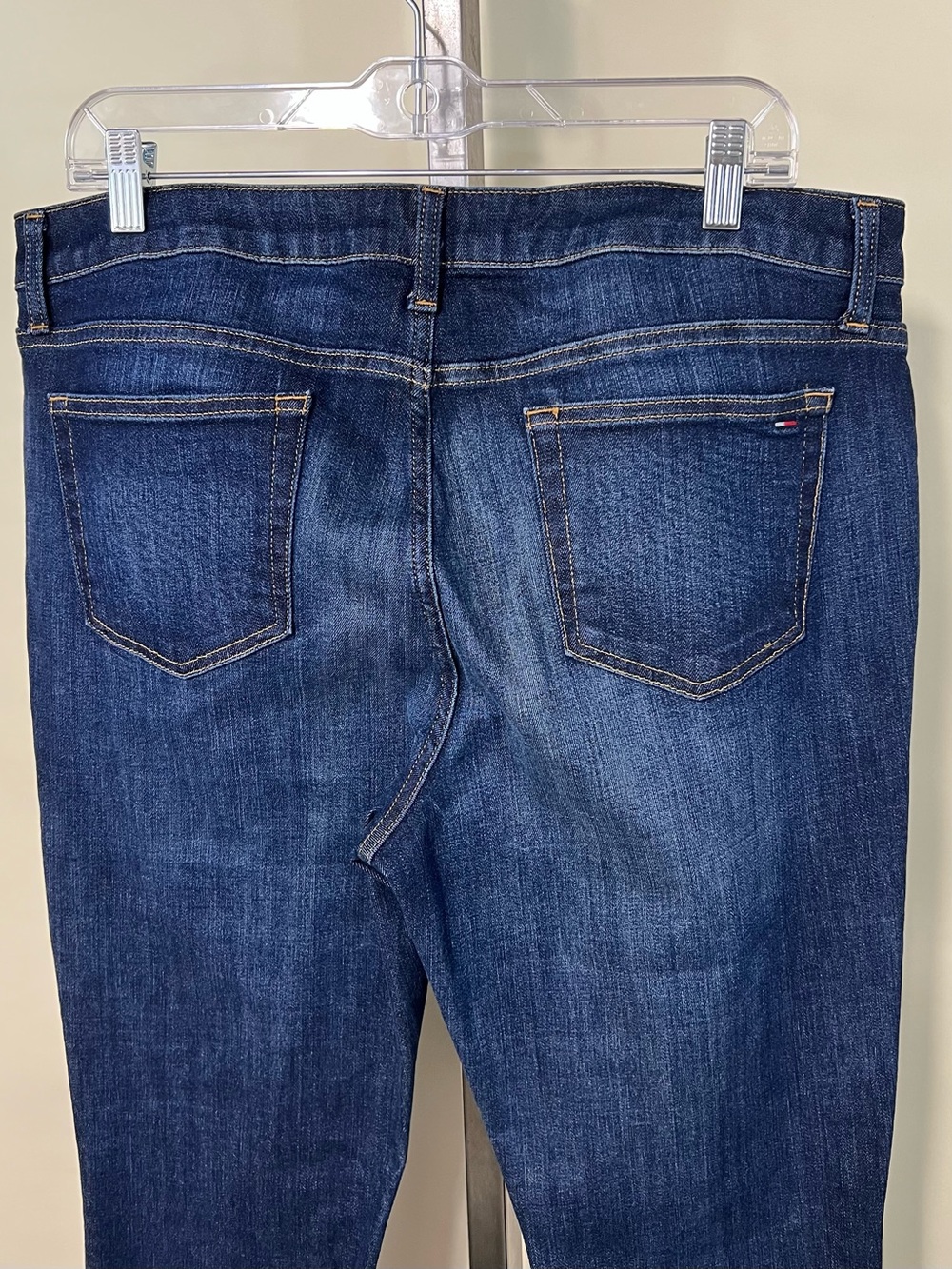 Tommy Hilfiger Size 16 High Rise Stretch Medium Wash Denim Skinny Jeans - Picture 12 of 16